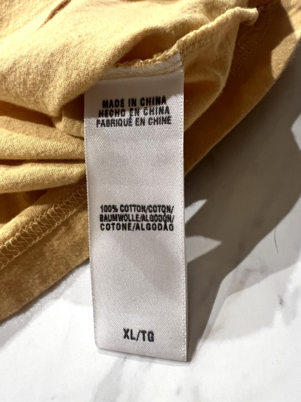 Lucky Brand Nashville Guitars Retro Print Yellow Graphic Cotton T Shirt XL - Picture 7 of 10